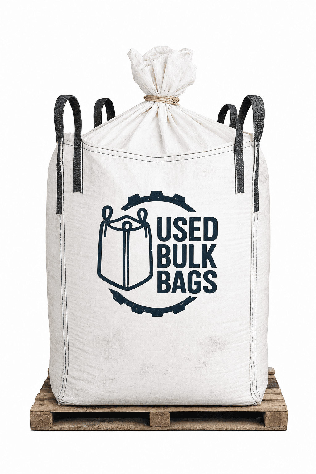 Used bulk bags stacked at a trusted South African supplier yard